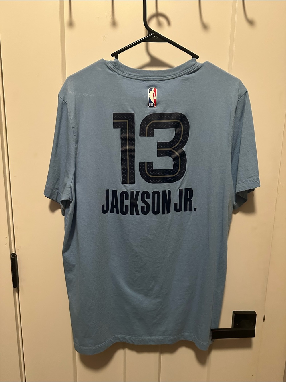 NBA Light Blue Jaren Jackson Jr. #13 Back-Print Tee